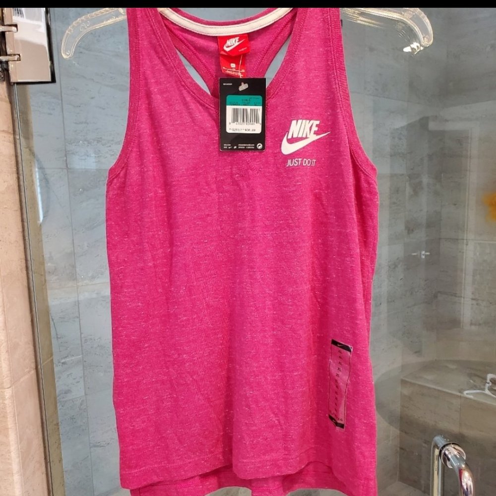 NWT GIRLS NIKE RACERBACK TANK TOP SZ XL